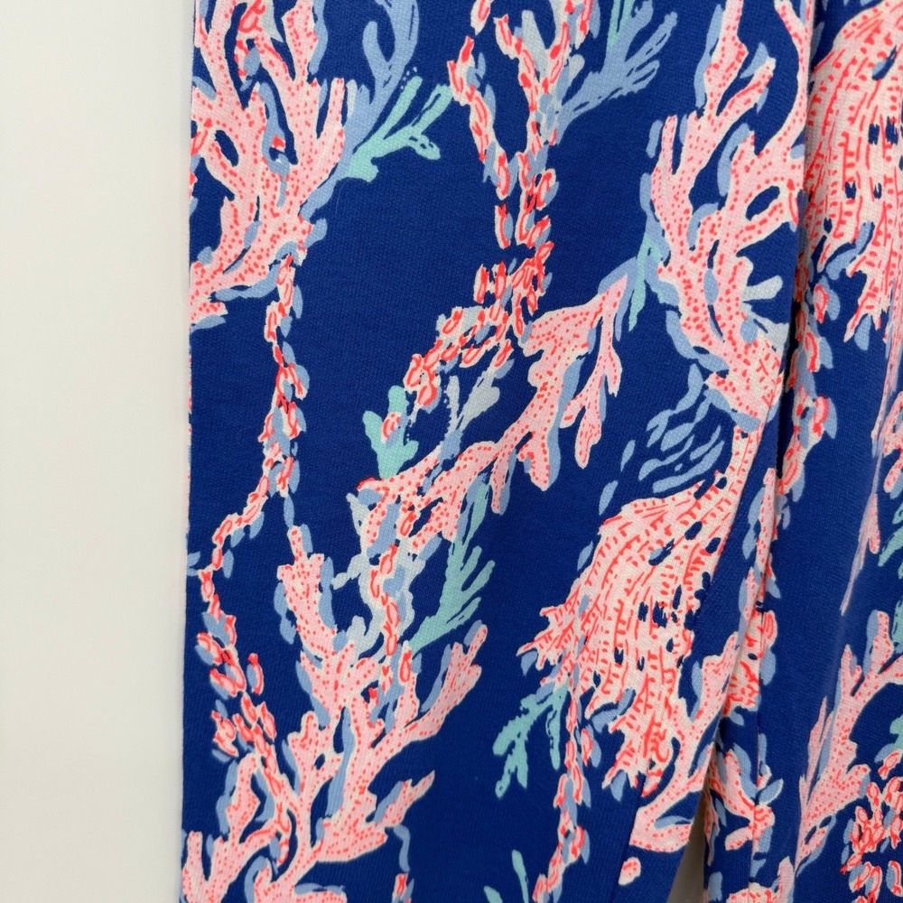 NWT Lilly Pulitzer Emora Knit Pant Swim on over Borealis Blue SZ SMALL - Picture 4 of 10